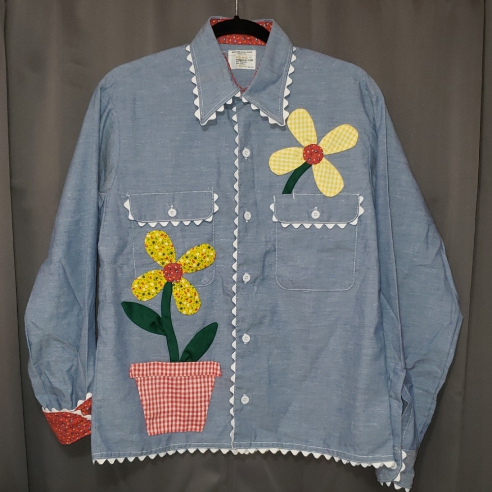Scarecrow!! VINTAGE 70'S CLASSIC CHAMBRAY